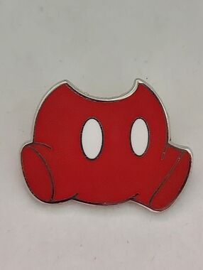 Disney Pin Trading Mickey Mouse Body Parts Shorts White Buttons Collection Pin